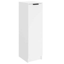 Berkfield Home Shoe Cabinet White 30x35x100 cm Engineered Wood - Size: 30 x 35 x 100 cm - thumbnail 3