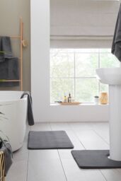 Catherine Lansfield 'Anti Bacterial' Cotton Towels in Charcoal - thumbnail 4