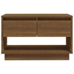 Berkfield Home TV Cabinet Brown Oak 70x41x44 cm Engineered Wood - Size: 70 x 41 x 44 cm - thumbnail 5
