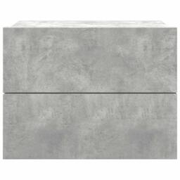 Berkfield Home Bedside Cabinet Concrete Grey 40x30x30 cm Engineered Wood - Size: 40 x 30 x 30 cm - thumbnail 4