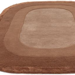 The Rug Shop UK Brown Handmade Modern Easy to clean Border Area Rug - Size: 160 cm x 230 cm - thumbnail 3