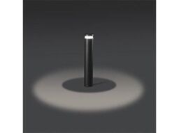 Netlighting Bast Integrated LED Bollards Outdoor Ground Light Black 3000K IP65 - thumbnail 2
