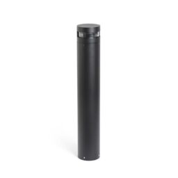 Netlighting Bast Integrated LED Bollards Outdoor Ground Light Black 3000K IP65 - thumbnail 1