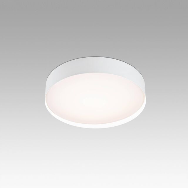 Netlighting Vuk LED Round Bathroom Flush Ceiling Light White IP44 - image 1