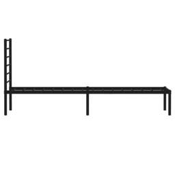 Berkfield Home Metal Bed Frame with Headboard Black 100x190 cm - thumbnail 7