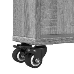 Berkfield Home Narrow Storage Trolley Grey Sonoma 48x13x68 cm Engineered Wood - Size: 48 x 13 x 68 cm - thumbnail 8