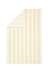Bianca 'Reversible Stripe' Cotton Jacquard Hand Towel in Yellow - thumbnail 5