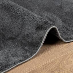 Berkfield Home Rug OVIEDO Short Pile Anthracite 200x280 cm in Dark Grey - Size: Medium - thumbnail 6