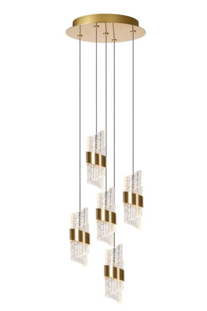 Lucide 'KLIGANDE' Dimmable Adjustable Height Indoor Stylish LED Pendant Light in Yellow - image 1
