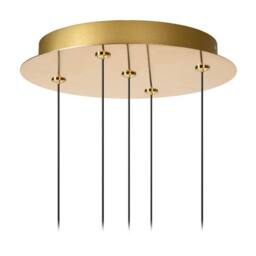 Lucide 'KLIGANDE' Dimmable Adjustable Height Indoor Stylish LED Pendant Light in Yellow - thumbnail 5