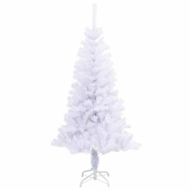 Berkfield Home Dense Artificial Christmas Tree with Stand 150 cm 380 Branches in White - image 1