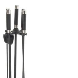 "Leecroft Contemporary Companion Set Black Nickel 25""" - thumbnail 2