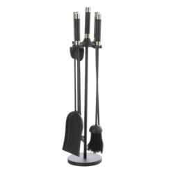 "Leecroft Contemporary Companion Set Black Nickel 25""" - thumbnail 1