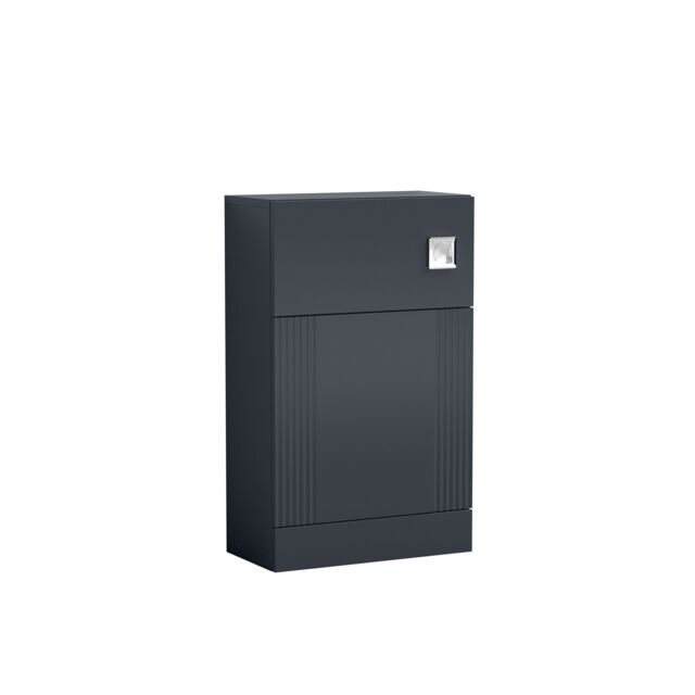 Balterley Retro Floor Standing Bathroom WC Toilet Unit - 500mm - Satin Dark Grey - image 1