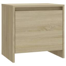 Berkfield Home Bedside Cabinets 2 pcs Sonoma Oak 45x34x44.5 cm Engineered Wood in Beige - thumbnail 5