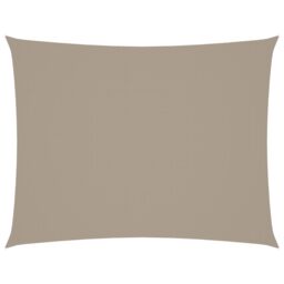 Berkfield Home Sunshade Sail Oxford Fabric Rectangular 3x4.5 m Taupe - thumbnail 2