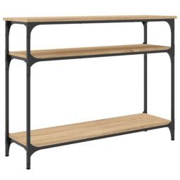 Berkfield Home Console Table Sonoma Oak 100x29x75 cm Engineered Wood in Brown - Size: 100 x 29 x 75 cm - thumbnail 6