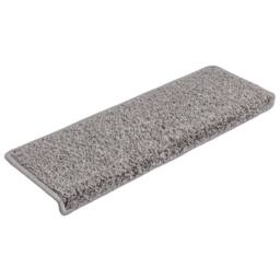 Berkfield Home Carpet Stair Treads 15 pcs 65x21x4 cm Grey - Size: Medium - thumbnail 3