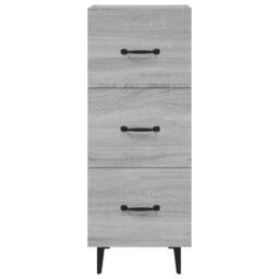 Berkfield Home Sideboard Grey Sonoma 34.5x34x90 cm Engineered Wood - thumbnail 5