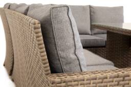 Mint Outdoor Palma Corner Outdoor Rattan Garden Lounge Set - 9 Seater - Grey - thumbnail 5