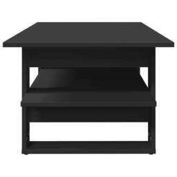 Berkfield Home Decorative Coffee Table Black 102x55x42 cm Engineered Wood - Size: 102 x 55 x 42 cm - thumbnail 4