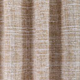 Portfolio Home Maine Geometric Abstract Fully Lined Eyelet Curtain Set 2 Panel Pair in Beige - Size: 117 cm width x 137 cm drop - thumbnail 2