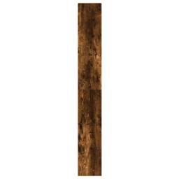 Berkfield Home Bookcase Smoked Oak 40x24x176 cm Engineered Wood in Brown - Size: 40 x 24 x 176 cm - thumbnail 5