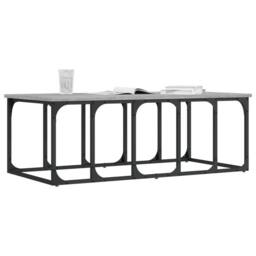 Berkfield Home Modern Coffee Table Grey Sonoma 100x50x35.5 cm Engineered Wood - thumbnail 1