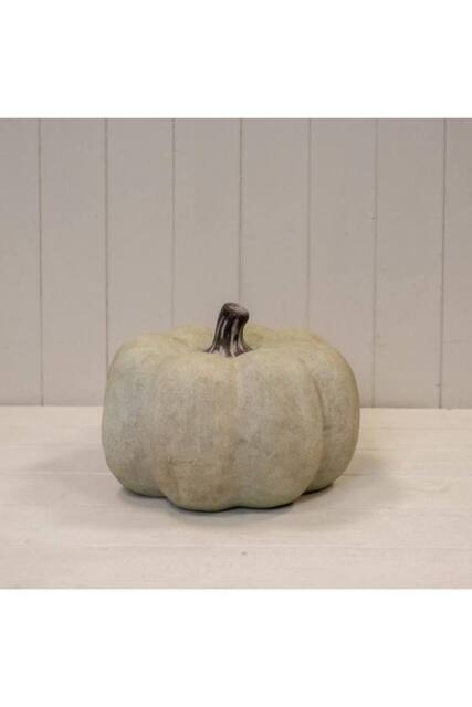 KDMD Dusty Green Large Ceramic Pumpkin Ornament in Pale Green - image 1