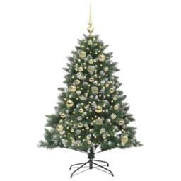 Berkfield Home Modern Artificial Christmas Tree with Stand Green 105 x 105 x 150 cm