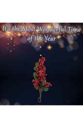 VFM e-Store Christmas Berry Pine Drop Christmas Decoration X 1 50cm Red - thumbnail 3