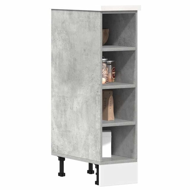 Berkfield Home Bottom Cabinet Concrete Grey 20x44, 5x81, 5 cm Engineered Wood - image 1