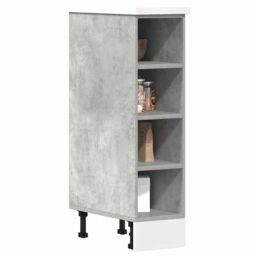 Berkfield Home Bottom Cabinet Concrete Grey 20x44, 5x81, 5 cm Engineered Wood - thumbnail 1