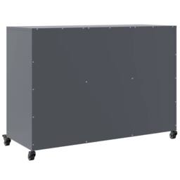 Berkfield Home Sideboard Anthracite 100.5x39x72 cm Steel in Dark Grey - thumbnail 8