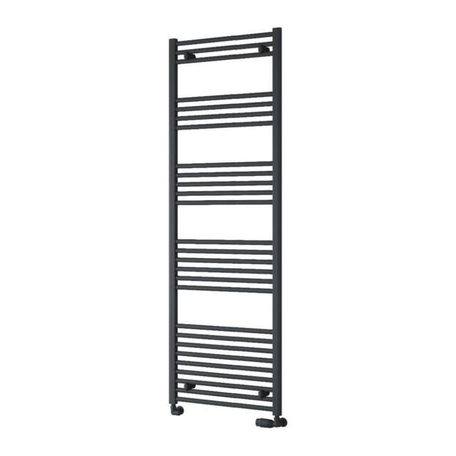 Bathroom Kingdom Capo Anthracite Straight Heated Towel Rail 1800x600 in Grey - image 1