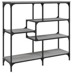 Berkfield Home Console Table Grey Sonoma 103x32x95 cm Engineered Wood - Size: 103 x 32 x 95 cm - thumbnail 1