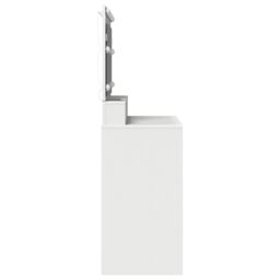Berkfield Home White Dressing Table with LED Lights - 100x41x135 cm - Size: 100 x 41 x 135 cm - thumbnail 5