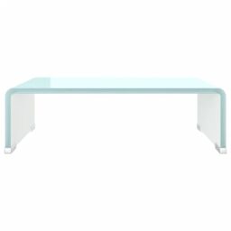 Berkfield Home TV Stand/Monitor Riser Glass Green 40x25x11 cm - Size: 40 x 25 x 11 cm - thumbnail 3