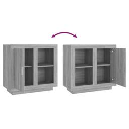 Berkfield Home Sideboard Grey Sonoma - thumbnail 8