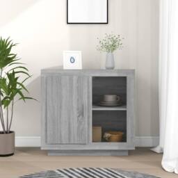 Berkfield Home Sideboard Grey Sonoma - thumbnail 2