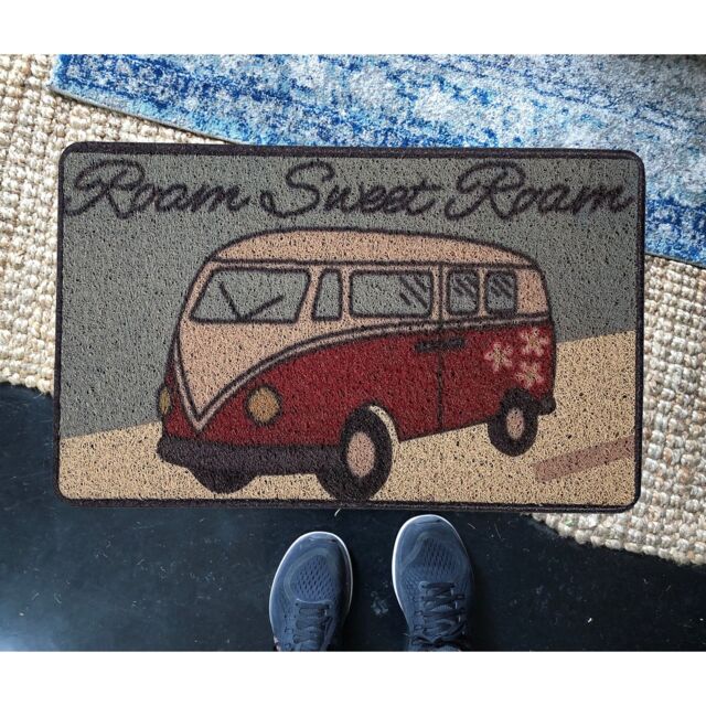 Nicoman Spaghetti Door Mat Dirt-Trapper 75 x 44cm - Rome Sweet Rome - Size: 44 cm x 70 cm - image 1