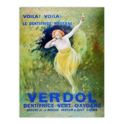 Artery8 Leonetto Cappiello Framed Wall Art Verdol Toothpaste Vintage Advert in Green - Size: A3 - thumbnail 3