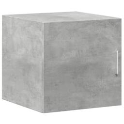 Berkfield Home Slim Storage Cabinet Concrete Grey 40x42.5x225 cm Engineered Wood - thumbnail 5