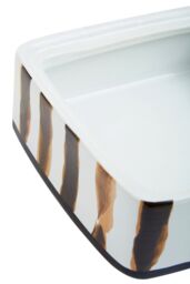 Orsina Mona Small Ceramic Trinket Box in Black - thumbnail 3