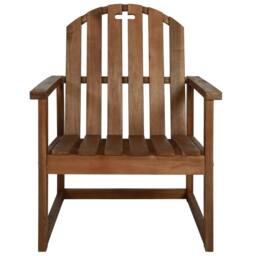 Berkfield Home 4 Piece Outdoor Lounge Set Solid Acacia Wood in Brown - thumbnail 6