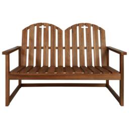 Berkfield Home 4 Piece Outdoor Lounge Set Solid Acacia Wood in Brown - thumbnail 2