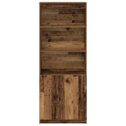 Berkfield Home Highboard Old Wood 70x35x180 cm Engineered Wood in Brown - Size: 70 x 35 x 180 cm - thumbnail 6