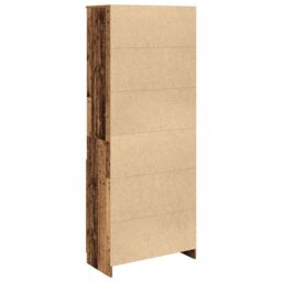 Berkfield Home Highboard Old Wood 70x35x180 cm Engineered Wood in Brown - Size: 70 x 35 x 180 cm - thumbnail 8