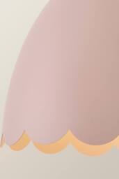 ValueLights Millie Flower Style Scallop Adjustable Wall Light with Bulb in Pale Pink - thumbnail 5