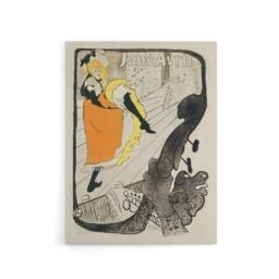 "Artery8 Jane Avril Can Can Dancer Canvas Wall Art Print Toulouse Lautrec - Size: W18"" x H24""" - thumbnail 1